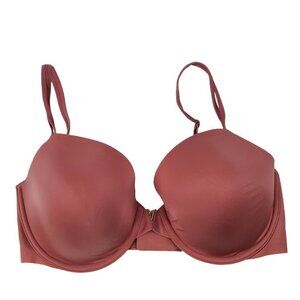 Victoria Secret Pink Mauve Bra Lined Demi 34DD